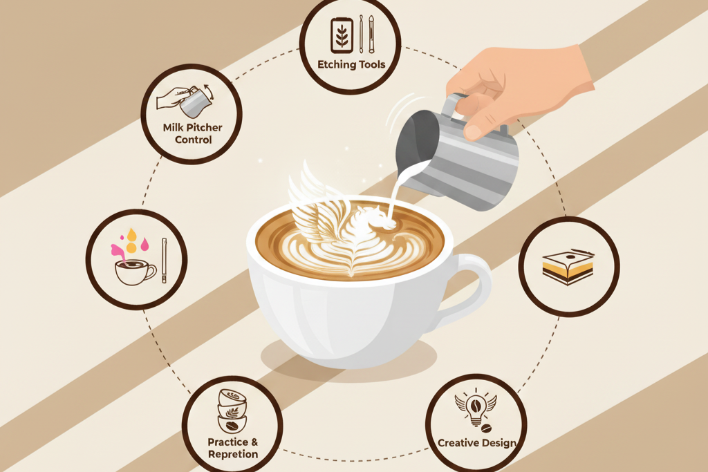 ðŸŽ¨ Latte Art Advanced: Tips Buat Barista Kreatif â˜•