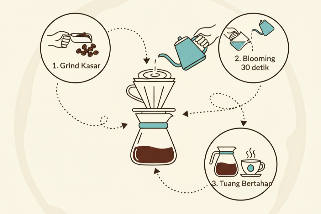 ðŸ¥„ Teknik Manual Brew untuk Customer Pemula 