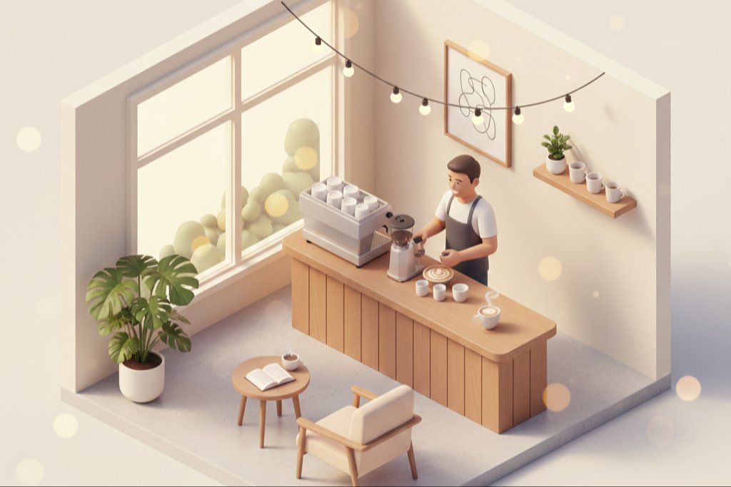 MENINGKATKAN VISUAL APPEAL DI COFFEE SHOP: TIPS DEKORASI & DISPLAY 🍰