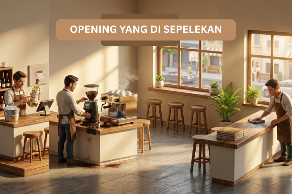 SOP Opening Bar yang Sering Disepelekan