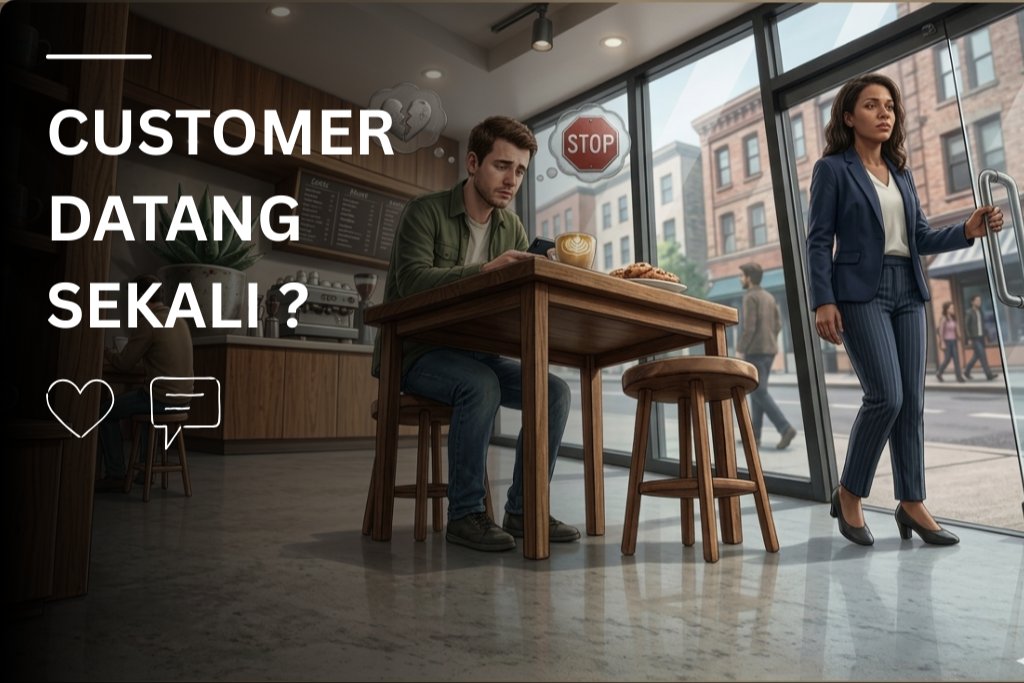 Kenapa Customer Datang Sekali Lalu Menghilang?