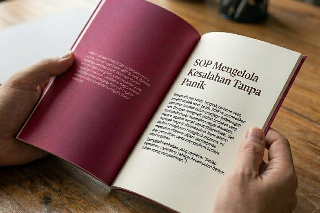 SOP Mengelola Kesalahan Tanpa Panik