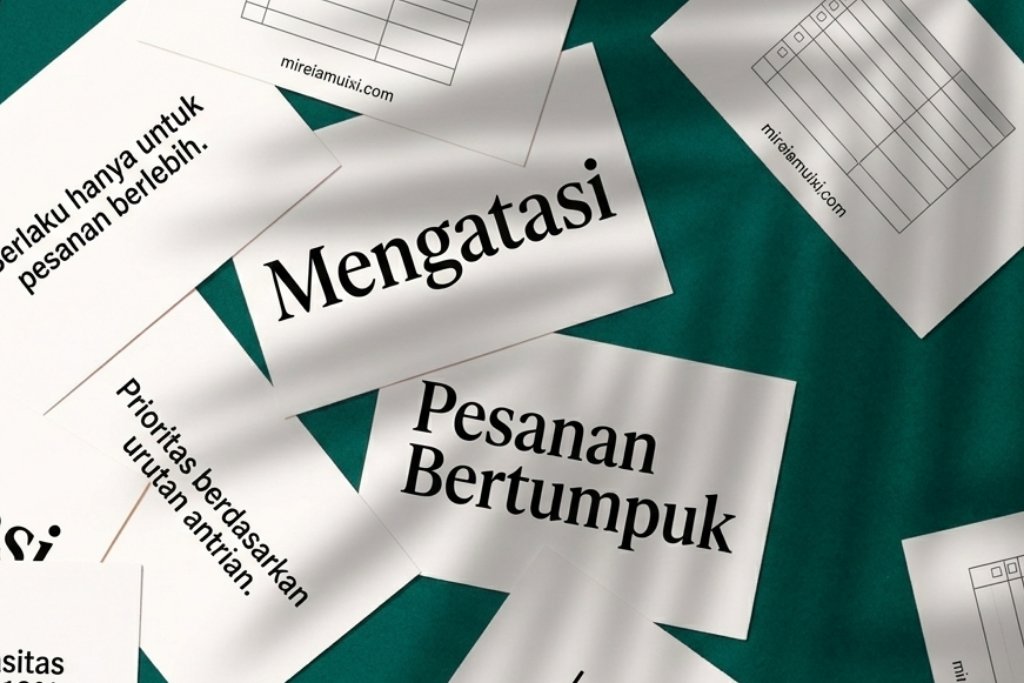 SOP Menghadapi Pesanan Bertumpuk