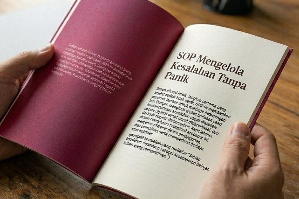 SOP Mengelola Kesalahan Tanpa Panik