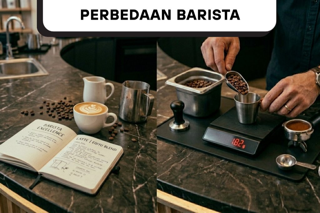 ☕ Barista Baru vs Barista Siap Kerja, Bedanya di Mana?