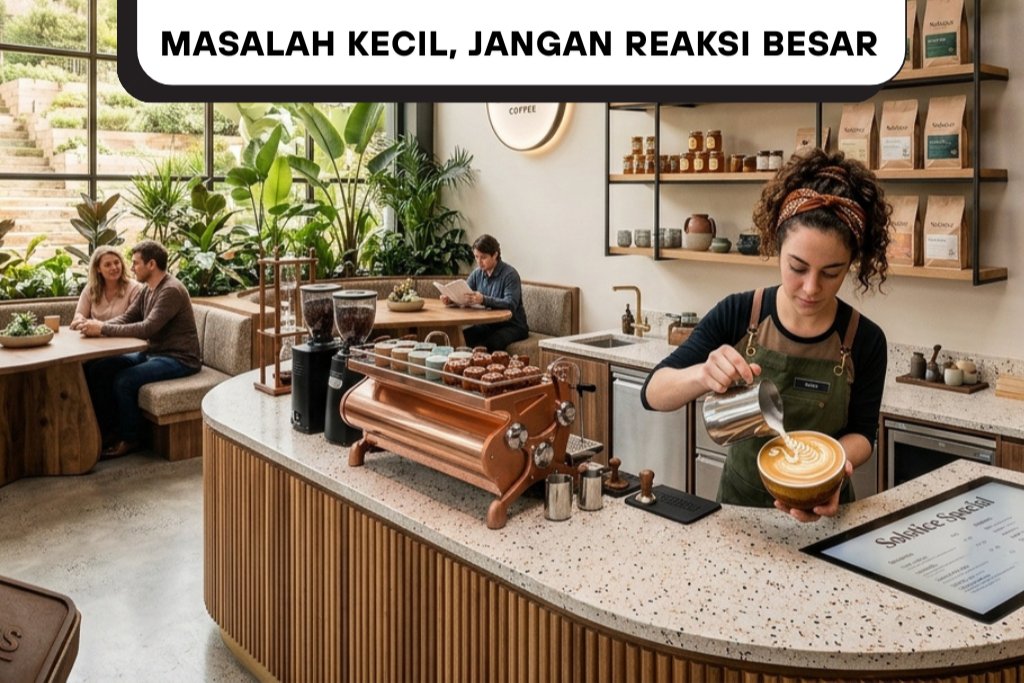 Barista yang Dewasa Tidak Reaktif pada Masalah Kecil