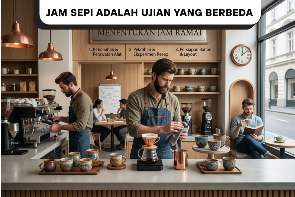 Sikap Barista di Jam Sepi Menentukan Jam Ramai