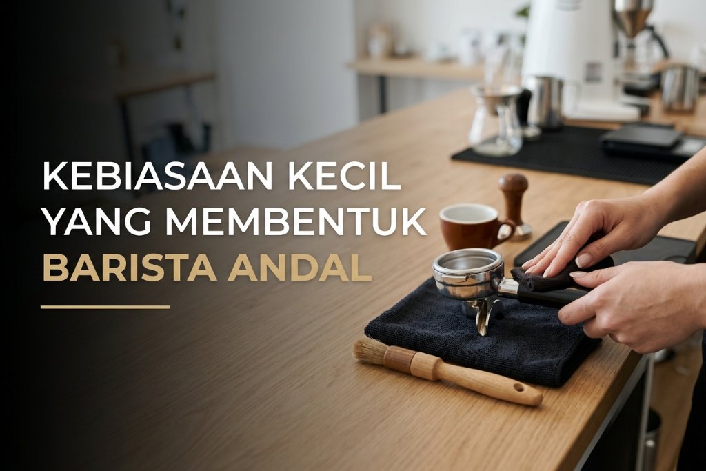 Menjadi Barista Andal Itu Soal Kebiasaan, Bukan Bakat